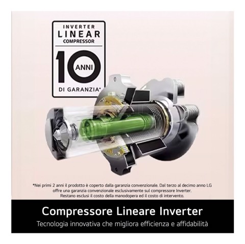 LG InstaView GMK961PY5E Frigorifero 4 porte | Classe E, 646L | Wi-Fi, Dispenser acqua senza allaccio, Door & Linear Cooling | Prime Silver