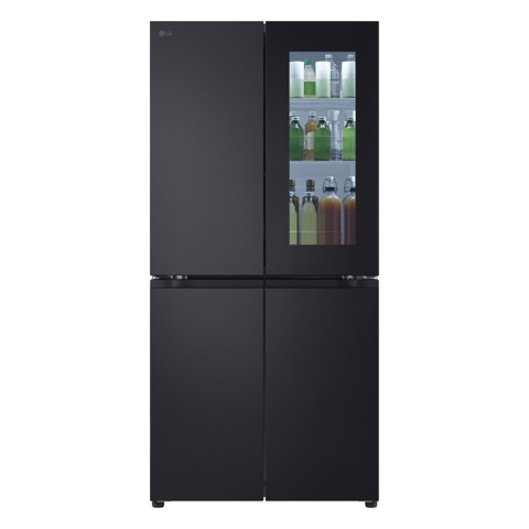 LG InstaView GMV860EPDE Frigorifero Multidoor Slim, Classe E, 530L, Wi-Fi, Linear Cooling, Essence Matte Black