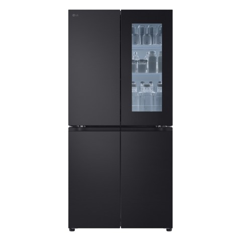 LG InstaView GMV860EPDE Frigorifero Multidoor Slim, Classe E, 530L, Wi-Fi, Linear Cooling, Essence Matte Black