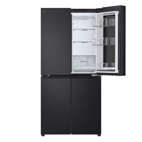 LG InstaView GMV860EPDE Frigorifero Multidoor Slim, Classe E, 530L, Wi-Fi, Linear Cooling, Essence Matte Black