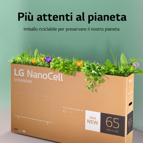 LG NanoCell 43'' Serie NANO76 43NANO766QAPID 4K Smart TV NOVITÀ 2022