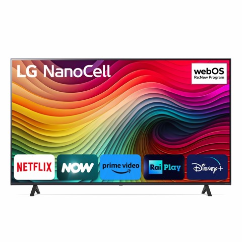 LG NanoCell 65'' Serie NANO82 65NANO82T6B, TV 4K, 3 HDMI, SMART TV 2024