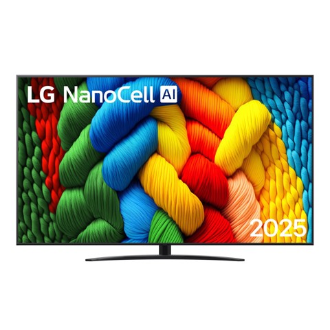 LG NanoCell AI 75NANO81A6A TV Serie NANO81 75'' 4K, α7 Gen8, HDR10, 20W, 3 HDMI con Game Optimizer, Smart TV WebOS 25