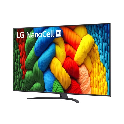 LG NanoCell AI 75NANO81A6A TV Serie NANO81 75'' 4K, α7 Gen8, HDR10, 20W, 3 HDMI con Game Optimizer, Smart TV WebOS 25