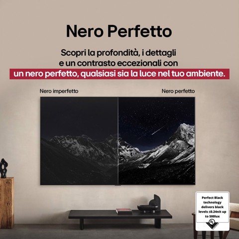 LG OLED evo AI OLED42C55LA TV Serie C5 42'' 4K, α9 Gen8, Dolby Vision, 20W, 4 HDMI, VRR 144Hz, Smart TV WebOS 25