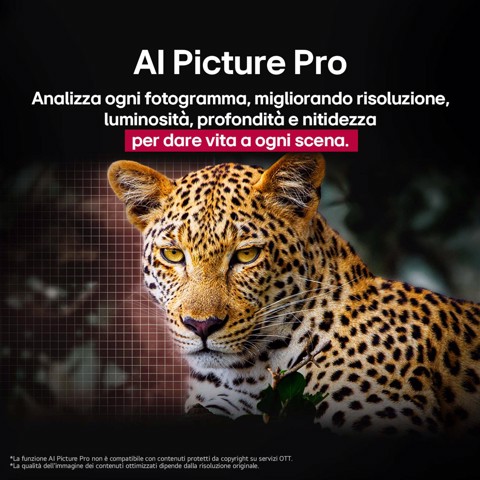LG OLED evo AI OLED97G54LW TV Serie G5 97'' 4K, α11 Gen2, Brightness Booster Max, 60W, 4 HDMI 165Hz, Smart TV 2025 prodotto di esposizione pari al nuovo