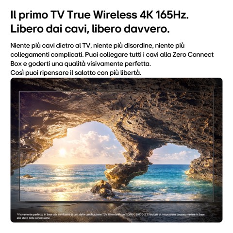 LG OLED evo AI Wallpaper TV 77'' W6 OLED77W69LA, 4K, spessore 9,9mm, True Wireless, Staffe filo muro SMART TV 2026