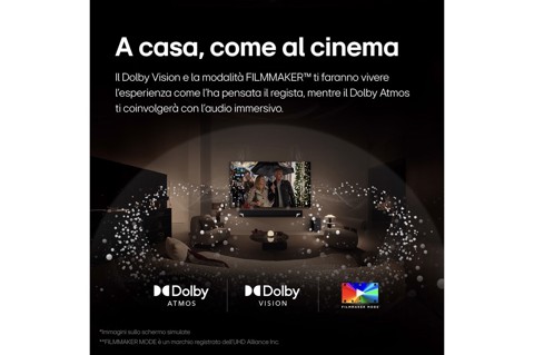 LG OLED65C43LA TV 139,7 cm (55") 4K Ultra HD Smart TV Wi-Fi Nero