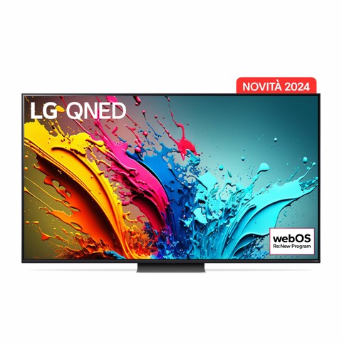 LG QNED 86'' Serie QNED86 86QNED86T6A, TV 4K, 4 HDMI, SMART TV 2024