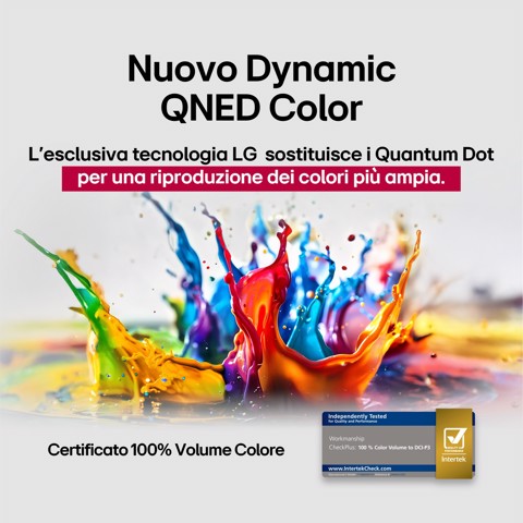 LG QNED AI 43QNED70A6A TV Serie QNED70 43'' 4K, α7 Gen8, HDR10, 20W, 3 HDMI con Game Optimizer, Smart TV WebOS 25