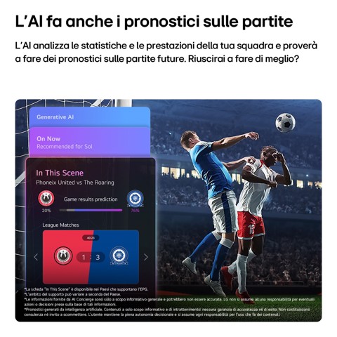 LG QNED AI MiniLED 75'' Serie QNED70B 75QNED70B6A, 4K, AI Magic Remote, 100% Volume colore, 3 HDMI, 20W, SMART TV 2026