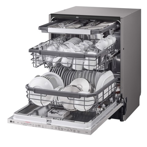 LG QuadWash DB365TXS Lavastoviglie a scomparsa totale Classe B 14 coperti Vapore Wi-Fi