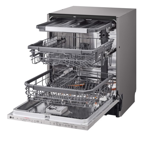 LG QuadWash DB365TXS Lavastoviglie a scomparsa totale Classe B 14 coperti Vapore Wi-Fi