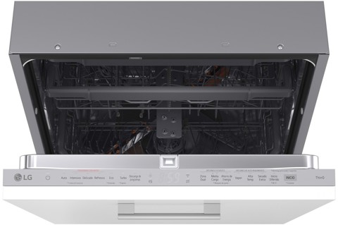LG QuadWash DB375TXS Lavastoviglie a scomparsa totale Classe A 14 coperti Vapore Wi-Fi