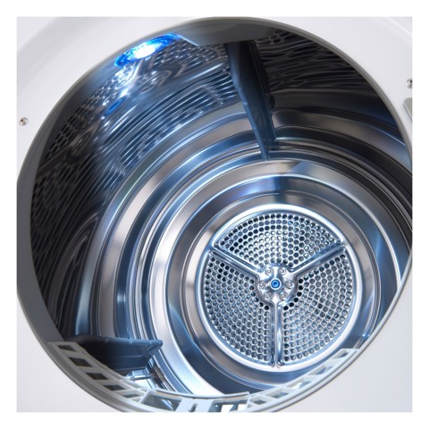 LG RC90V9AV2W Asciugatrice 9 kg Pompa di Calore Libera installazione Carica frontale C