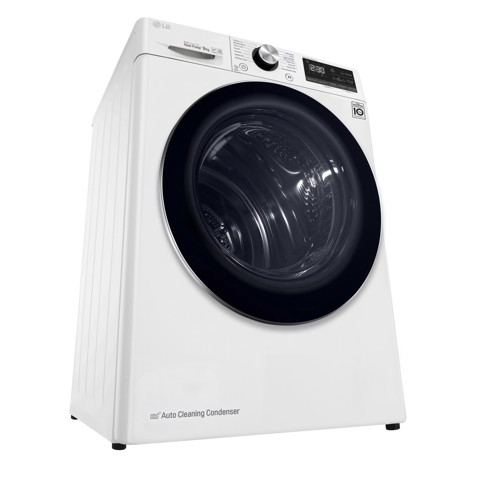 LG RC90V9AV2W Asciugatrice 9 kg Pompa di Calore Libera installazione Carica frontale C