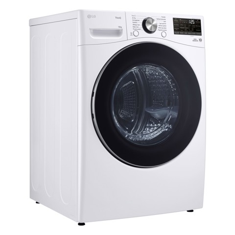 LG RH18U8AVCW Asciugatrice 18kg Pompa di calore DUAL Inverter Classe D, Motore Direct Drive, AI Dry, Wi-Fi, Bianca