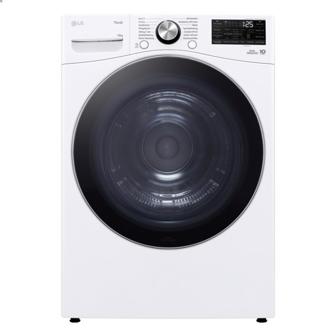 LG RH18U8AVCW Asciugatrice 18kg Pompa di calore DUAL Inverter Classe D, Motore Direct Drive, AI Dry, Wi-Fi, Bianca