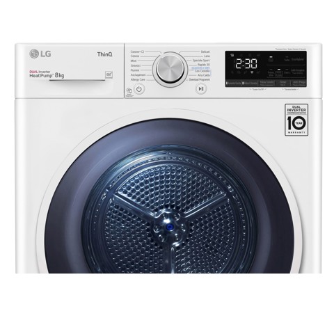 LG RH80V9AVHN Asciugatrice 8 kg Libera installazione Carica frontale C