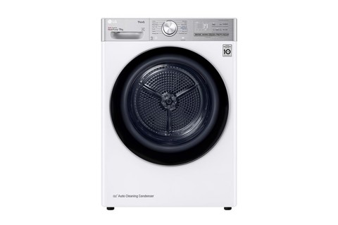 LG RH90V9AV2QR asciugatrice Libera installazione Caricamento frontale 9 kg Bianco