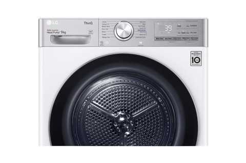 LG RH90V9AV2QR asciugatrice Libera installazione Caricamento frontale 9 kg Bianco