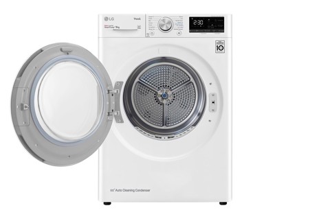LG RH90V9AVHN asciugatrice Libera installazione Caricamento frontale 9 kg Bianco