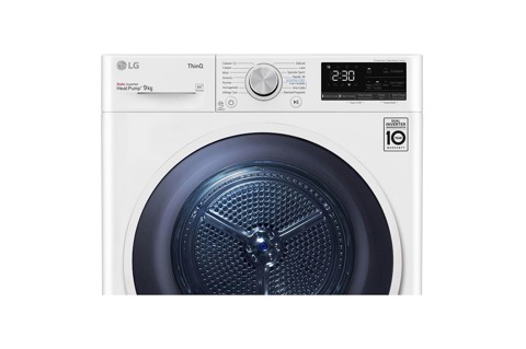 LG RH90V9AVHN asciugatrice Libera installazione Caricamento frontale 9 kg Bianco