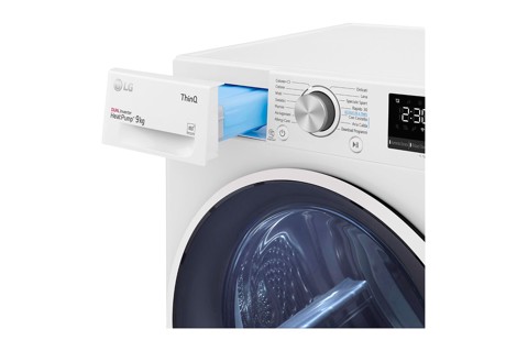 LG RH90V9AVHN asciugatrice Libera installazione Caricamento frontale 9 kg Bianco