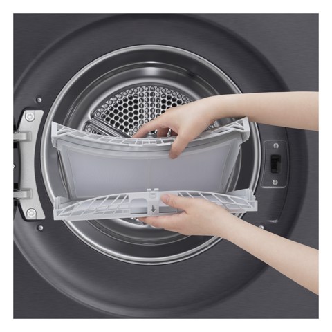 LG RHX7010TBB Asciugatrice Intelligente AI Dry 10 kg Classe C Nero