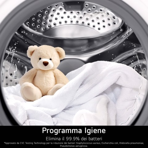 LG RHX9009TWC Asciugatrice Intelligente AI Dry 9 kg Classe A Bianco