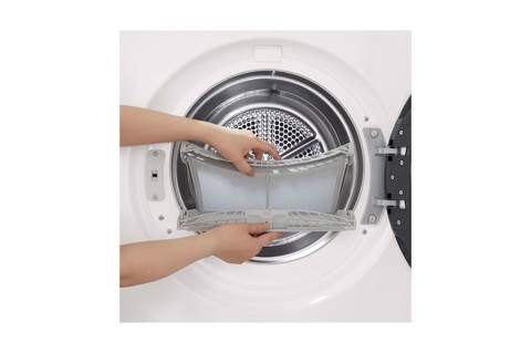 LG RNX5009TWBB asciugatrice Libera installazione Caricamento frontale 9 kg Bianco