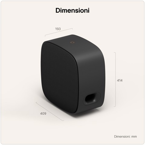 LG Sound Suite W7, Subwoofer Wireless per bassi profondi e immersivi
