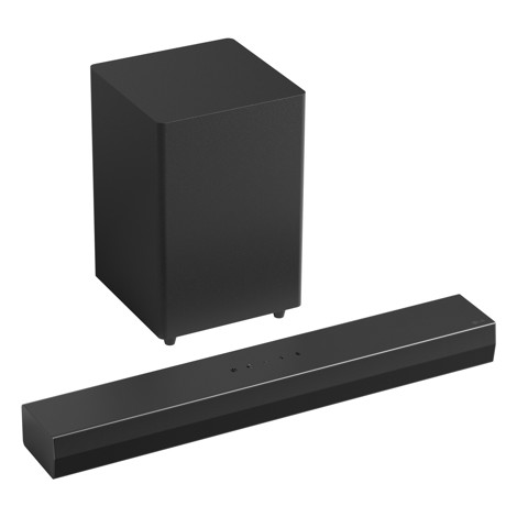 LG Soundbar S30A, 140W su 2.1 canali, Dolby Digital, DTS, Subwoofer wireless, AI Sound Pro, HDMI ARC, Bluetooth, USB