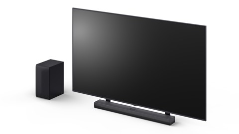 LG Soundbar S70TY, 400W su 3.1.1 canali, Dolby Atmos, DTS:X, Speaker centrale up-firing