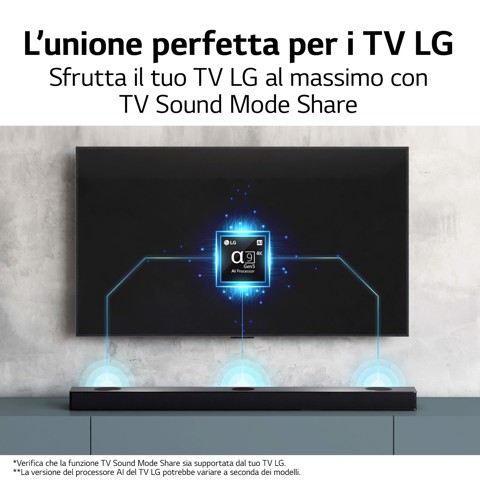 LG Soundbar S95QR 810W 9.1.5 canali, Meridian, Dolby Atmos, NOVITÀ 2022