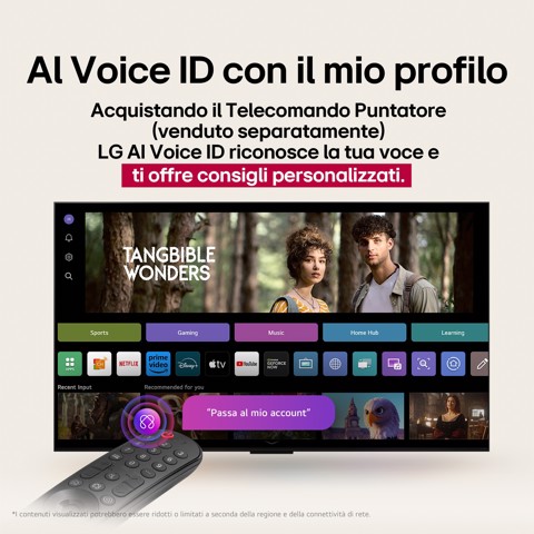LG UHD AI 43UA74006LB TV webOS Serie UA74 43'' 4K, α7 Gen8, HDR10, 20W, 3 HDMI con Game Optimizer, Smart TV WebOS 2025