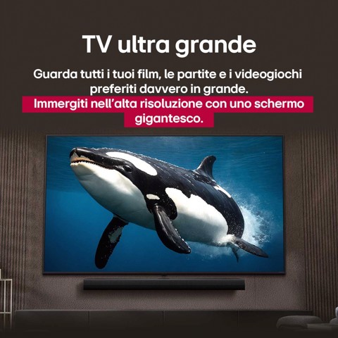 LG UHD AI 55UA75006LA TV Serie UA75 55'' 4K, α7 Gen8, HDR10, 20W, 3 HDMI con Game Optimizer, Smart TV WebOS 25