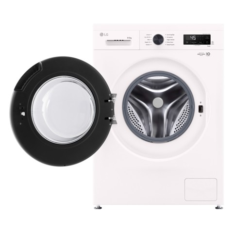 LG W4NX1095NWB Lavasciuga 9/5kg Serie X1, Classe A/E, 6 Motion Direct Drive, Wi-Fi, 1400 giri, Allergy Care, Bianca