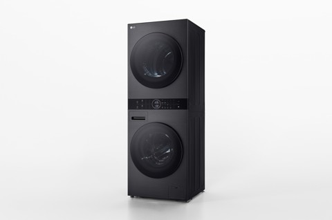 LG WashTower WT1210BBF Colonna Bucato Lavatrice + Asciugatrice 12/10kg AI DD, Classe A-10%/A+++, Pannello unificato