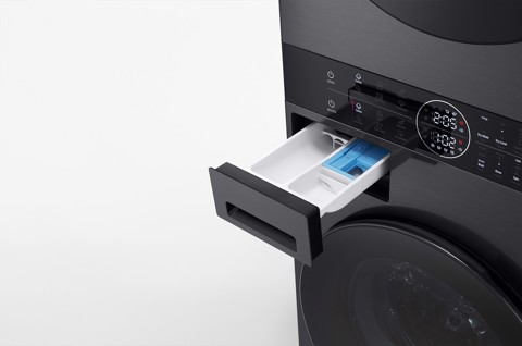 LG WashTower WT1210BBF Colonna Bucato Lavatrice + Asciugatrice 12/10kg AI DD, Classe A-10%/A+++, Pannello unificato