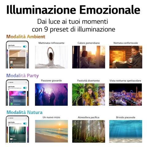 LG XBOOM 360 (RP4) speaker con Audio 360° Borgogna - Beige