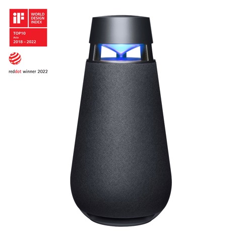LG XBOOM 360 XO3, Speaker omnidirezionale 50W, Illuminazione, IP54, Bluetooth 5.1, Black