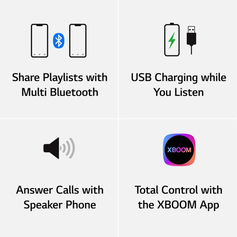 LG XBOOM Go PL2 Altoparlante portatile mono Blu 5 W