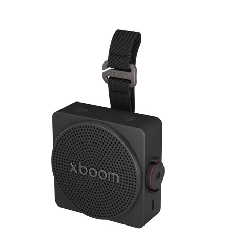 LG xboom Mini by will.i.am, Speaker Bluetooth portatile 5W, Compatto e versatile, 10 ore di autonomia, IP67, Black