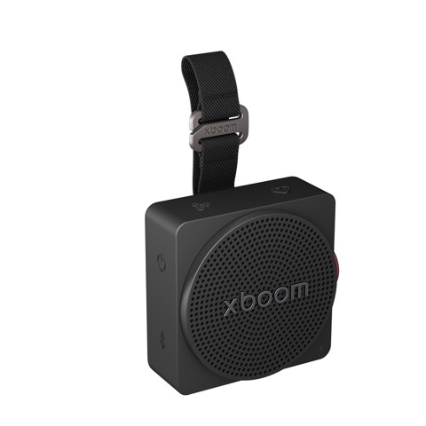 LG xboom Mini by will.i.am, Speaker Bluetooth portatile 5W, Compatto e versatile, 10 ore di autonomia, IP67, Black