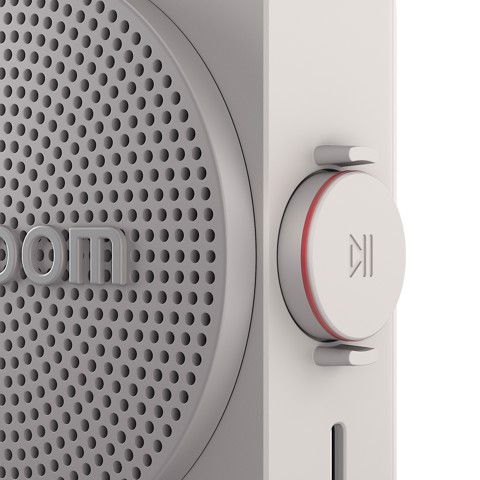 LG xboom Mini by will.i.am, Speaker Bluetooth portatile 5W, Compatto e versatile, 10 ore di autonomia, IP67, Grey