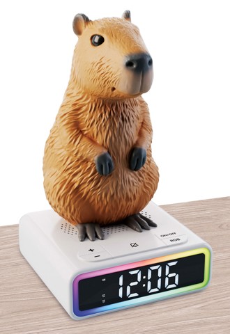 Lisciani 113576 sveglia Sveglia digitale Marrone, Bianco