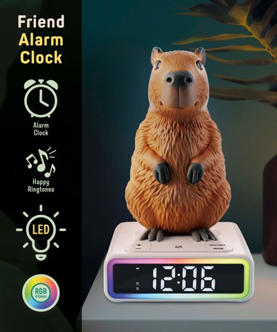 Lisciani 113576 sveglia Sveglia digitale Marrone, Bianco