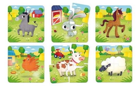 Lisciani Carotina baby puzzle la fattoria
