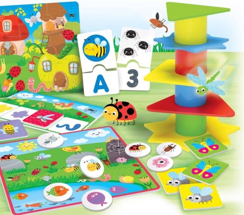 Lisciani Carotina Raccolta Giochi Educativi Baby Puzzle con formine Studio